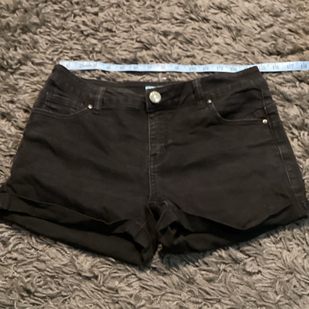 Wax Jean Black Women's Butt I Love You denim Jean Shorts